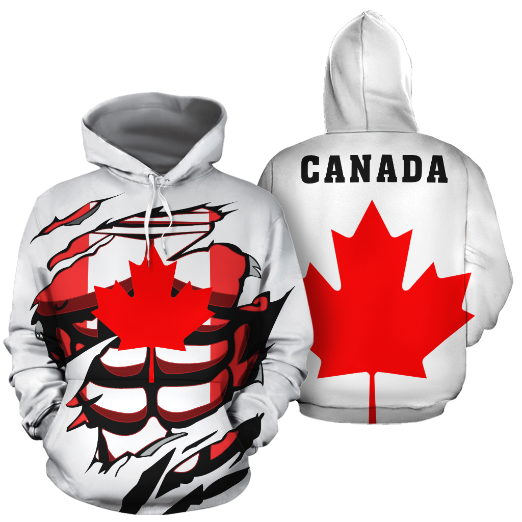 Canada In Me All-Over Hoodie White PL-Apparel-PL8386-Hoodie-S-Vibe Cosy™