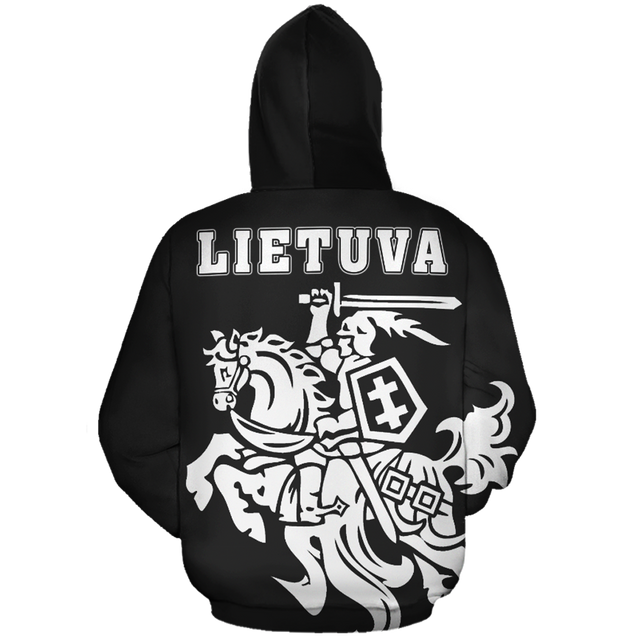 Lithuanian Vytis In Me All-Over Hoodie-Apparel-Phaethon-Zipped Hoodie-S-Vibe Cosy™