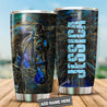 Horse Custom Name Stainless Steel Tumbler 20oz
