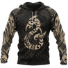 Manaia Maori Tattoo Style All Over Hoodie Golden NVD-Apparel-Dung Van-Hoodie-S-Vibe Cosy™