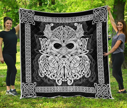 Viking 3D All Over Printed Quilt