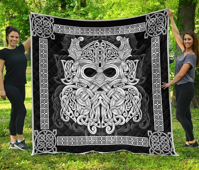 Viking 3D All Over Printed Quilt