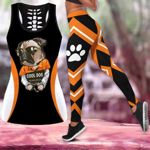 Cool Pug tank top & leggings outfit for women PL280301-Apparel-PL8386-S-S-Vibe Cosy™