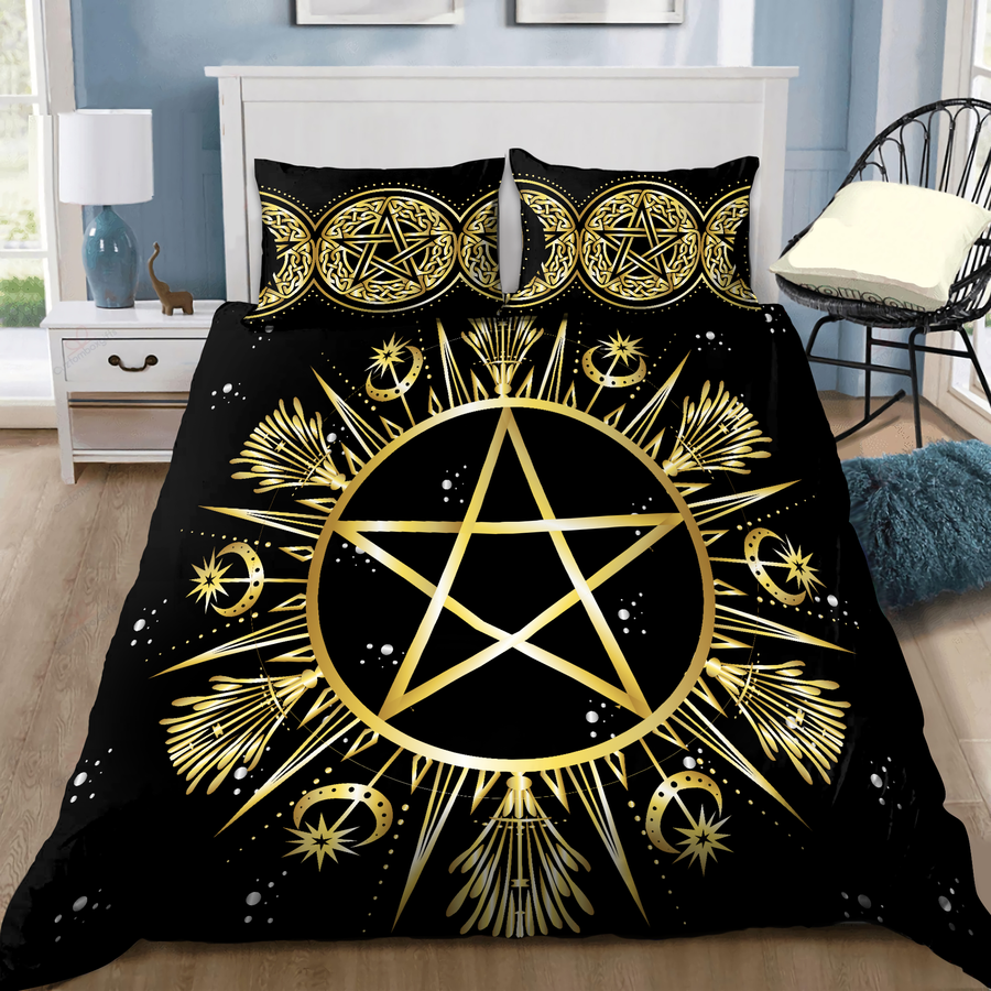 Beautiful Wicca Triple Moon Bedding Set MEI