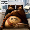 Baseball custom name bedding set MH050920