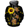 Turtle 3d hoodie shirt for men and women HAC170403-Apparel-HG-Zip hoodie-S-Vibe Cosy™