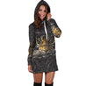 Powerful Tiger Eyes Hoodie Dress Blanket MH2208202-TQH