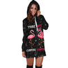 3D All Over Printed Flamingo Before And After Camping Hoodie Dress MH250820-MEI