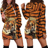 Powerful Tiger Hoodie Dress Blanket MH1908201-TQH