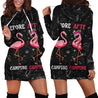 3D All Over Printed Flamingo Before And After Camping Hoodie Dress MH250820-MEI