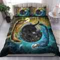 Viking Wolves Sun And Moon Bedding Set MH2109201-MEI