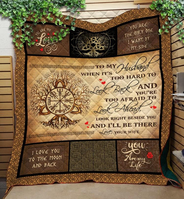 Viking 3D All Over Printed Quilt