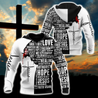 Premium Unisex Hoodie 3D All Over Printed Easter Day Christian Jesus No14 ML