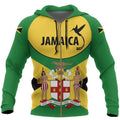 Jamaica Doctor Bird Hoodie Coat Of Arms Map Th5-Apparel-Phaethon-Zip Hoodie-S-Vibe Cosy™