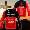 Premium Christian Jesus Catholic Customize Name 3D Printed Unisex Shirts