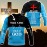 Premium Christian Jesus Custom Name 3D Printed Unisex Shirts