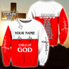 Premium Christian Jesus Catholic Customize Name 3D Printed Unisex Shirts