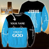 Premium Christian Jesus Custom Name 3D Printed Unisex Shirts