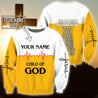 Premium Christian Jesus Catholic Customize Name 3D Printed Unisex Shirts