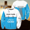 Premium Christian Jesus Custom Name 3D Printed Unisex Shirts