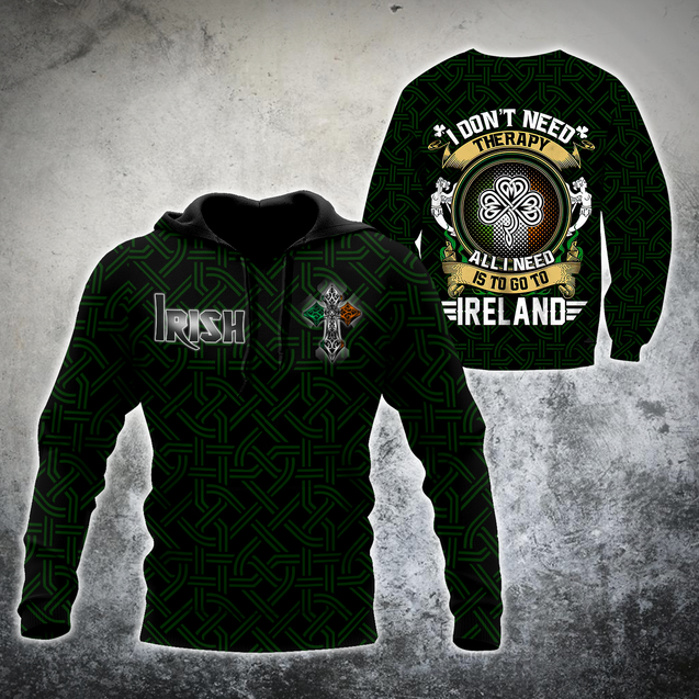 Irish St.Patrick day 3d hoodie shirt for men and women MH301020