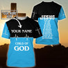 Premium Christian Jesus Custom Name 3D Printed Unisex Shirts