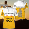 Premium Christian Jesus Catholic Customize Name 3D Printed Unisex Shirts