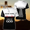 Premium Christian Jesus Custom Name 3D Printed Unisex Shirts