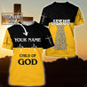 Premium Christian Jesus Custom Name 3D Printed Unisex Shirts