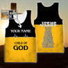 Premium Christian Jesus Custom Name 3D Printed Unisex Shirts