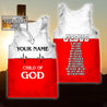 Premium Christian Jesus Custom Name 3D Printed Unisex Shirts