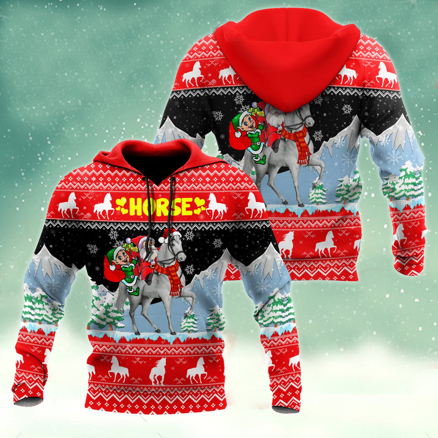 Horse Christmas 3D Shirt For Men And Women HHT16102006