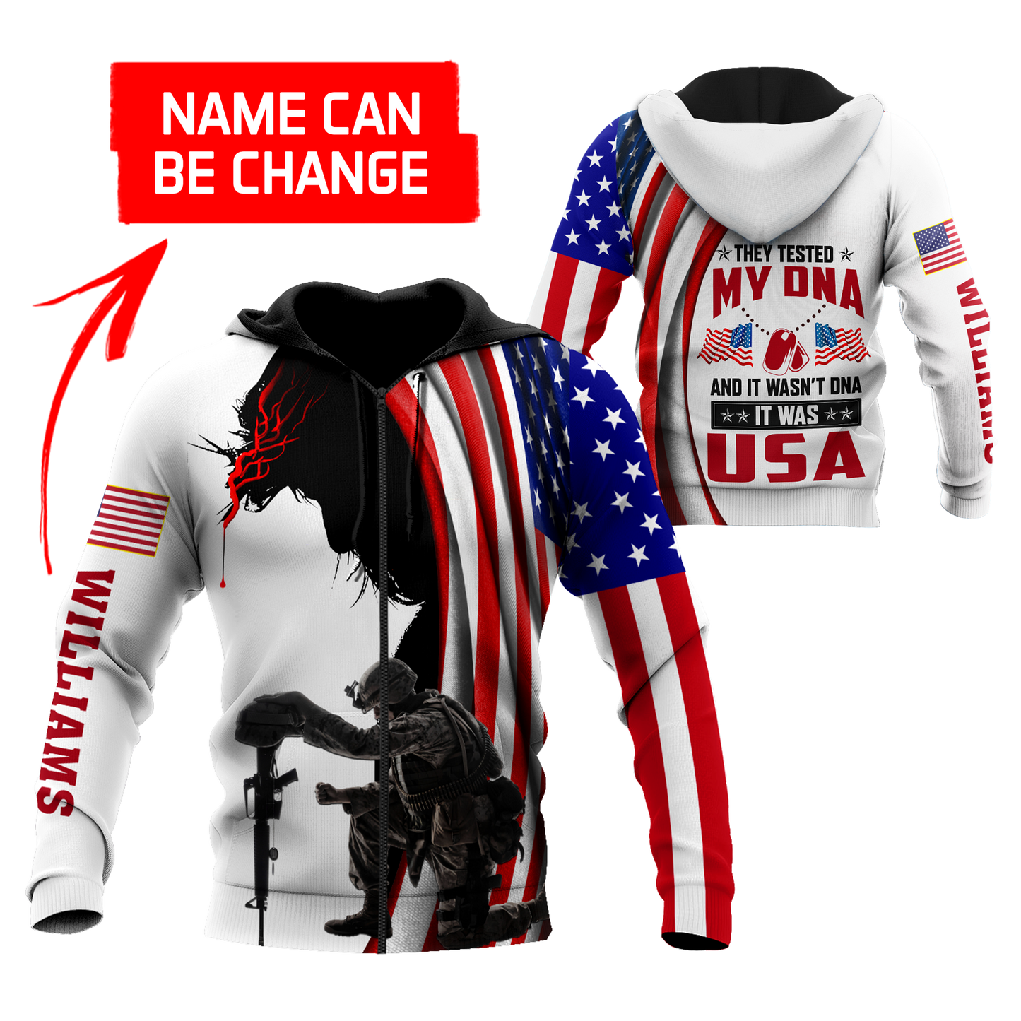 It Was USA 3D All Over Printed Shirts For Men and Women MH151020