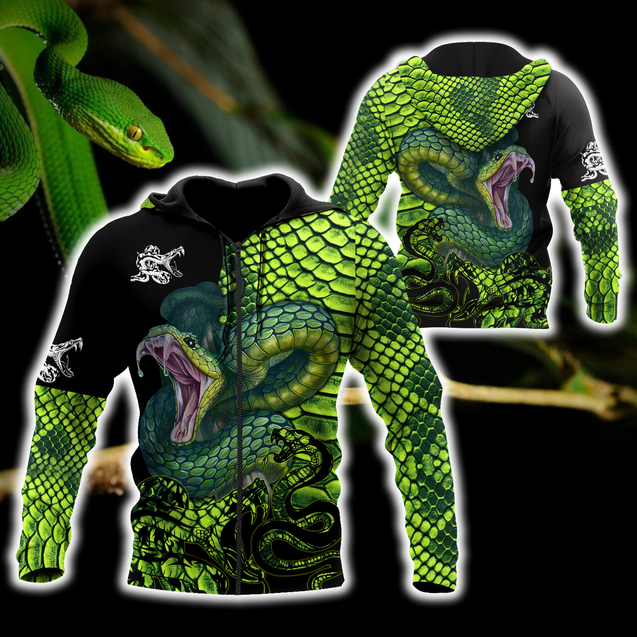 Snake 3D All Over Printed Unisex Shirt