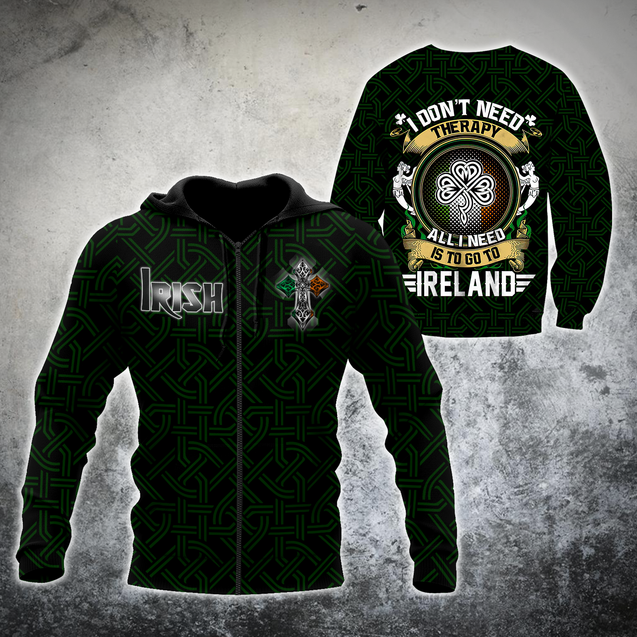 Irish St.Patrick day 3d hoodie shirt for men and women MH301020