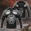 3D All Over Print Celtic Viking Wolf Hoodie NTN08252002