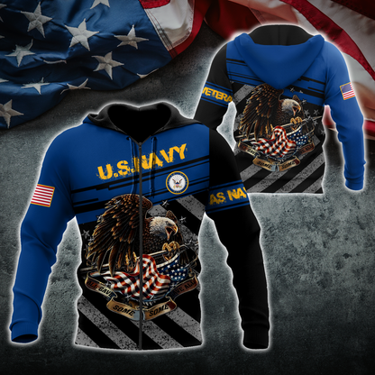 US Navy US Veteran 3D All Over Printed Shirts MH211020