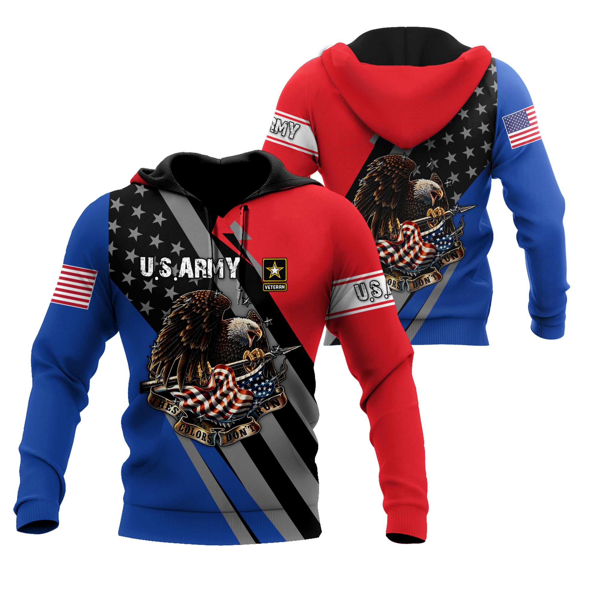 US Army Veteran 3D All Over Printed Shirts For Men and Women TA09142005