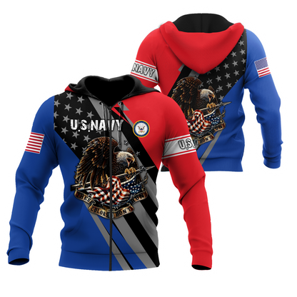 US Navy 3D All Over Printed Shirts For Men and Women TA091420051S