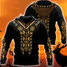 African Culture Dashiki Pattern Unisex Deluxe Hoodie ML