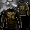 Golden Viking Skull Hoodie MEI