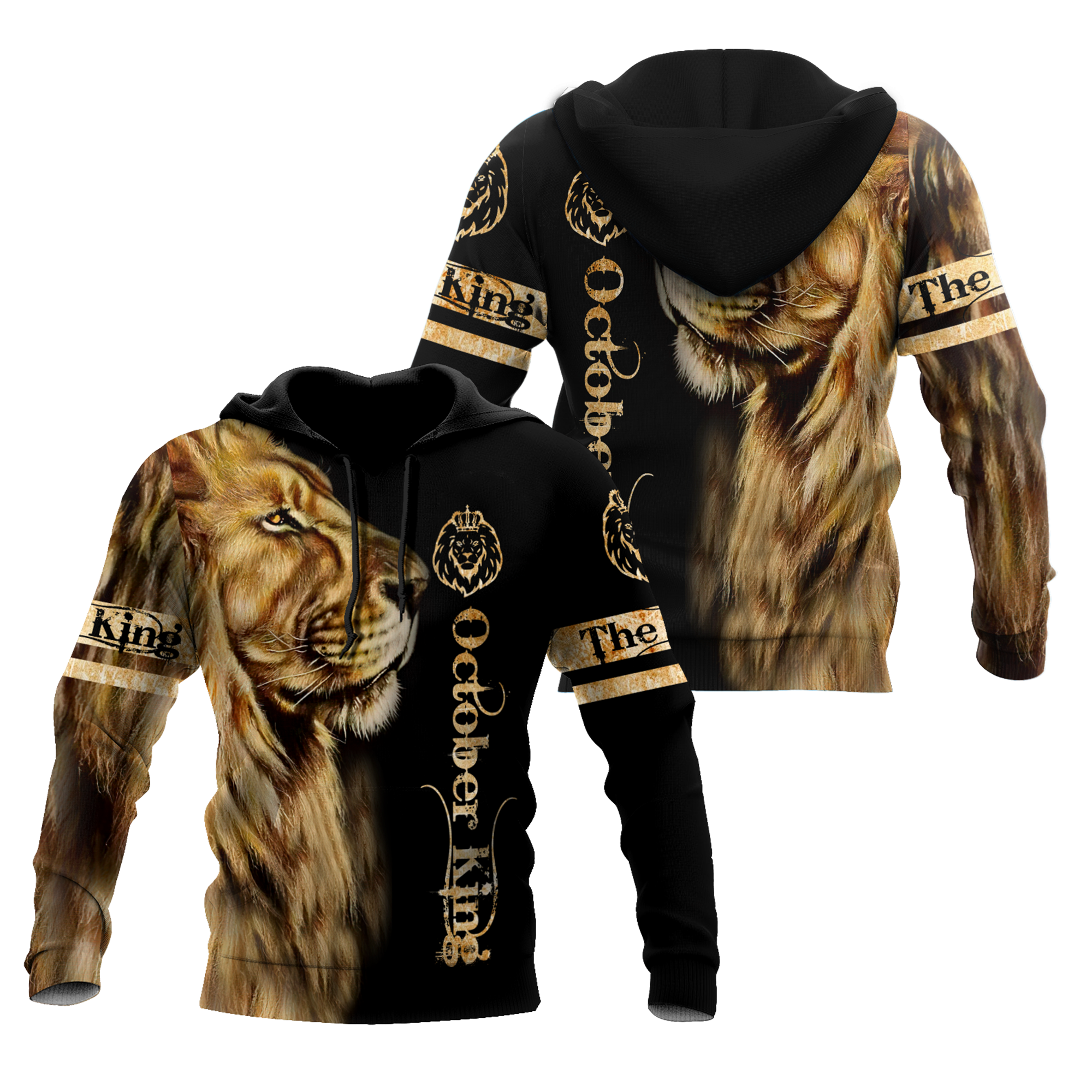 October King 3D All Over Printed Unisex Shirts