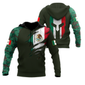 Mexican Coat Of Arm 3D All Over Printed Shirts DQB10142002