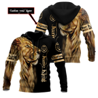 Custom Name June King Lion  3D All Over Printed Unisex Shirts