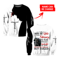 February Man- I Am A Child Of God I Was Born In February 3D All Over Printed Shirts For Men and Women TA10032005S2