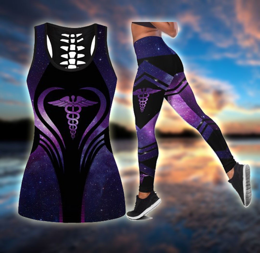 Nurse legging + hollow tank combo HG4100-Apparel-HG-S-S-Vibe Cosy™