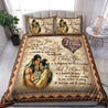 Love Gift Native American Couple Bedding Set MEI