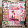 Beautiful Flamingoaholic Quilt Blanket Pi25082002-MEI