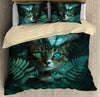 Cat And Leaf Bedding Set Pi24072003-LAM-BEDDING SETS-LAM-US Twin-Vibe Cosy™