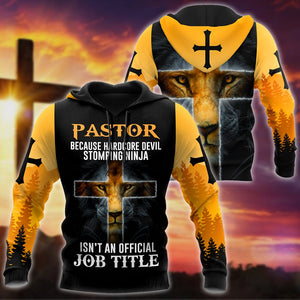 Pastor Because Devil Stomping Ninja Isn't Job Title-TA